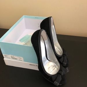 Dani black black suede pumps